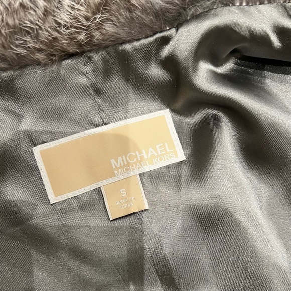 Michael Kors Rabbit Fur Vest - Grey - Small - Picture 5 of 5